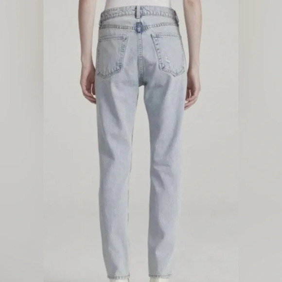Rag & bone Mid-Rise Ankle Cigarette distressed Jeans - Picture 2 of 7